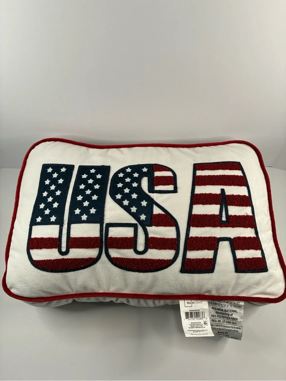 Mainstays USA Flag Accent Pillow - Red, White, Blue